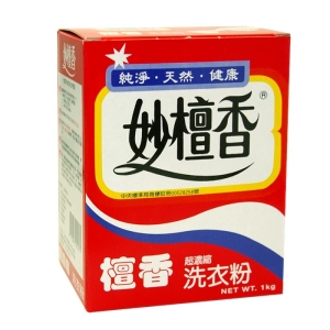 妙檀香 超濃縮洗衣粉1kg-波比元氣