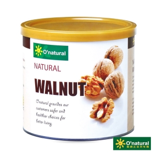 歐納丘 純天然美國加州特級核桃(每罐150公克) – Onatural-波比元氣