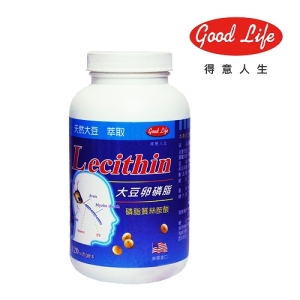 【得意人生】大豆卵磷脂膠囊 (60粒/罐) 一入
