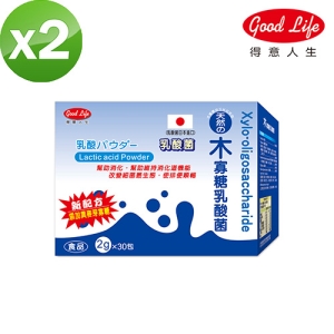 【得意人生】日本原料進口木寡糖乳酸菌粉 (30包/盒) 兩入