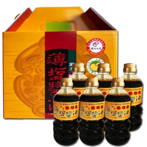 屏科大 薄鹽醬油禮盒(6入裝)