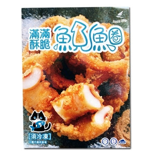 【海揚鮮物】滿滿酥脆魷魚圈-300g/包