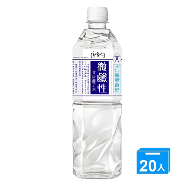 多喝水 微鹼性竹炭離子水(20瓶裝)[箱購免運]
