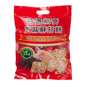 特選燕麥 芝麻蘇打餅322g