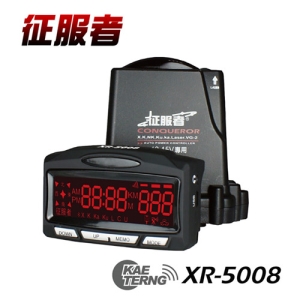 征服者 GPS XR-5008 紅色背光模組雷達測速器