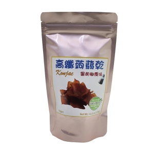 高纖蒟蒻乾-黑胡椒風味 (120g/袋)