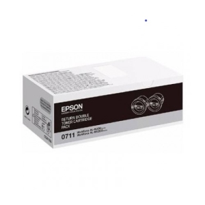 EPSON S050711原廠黑色碳粉匣(雙包裝) 適用:M200DN/M200DW/MX200DWF/MX200DNF