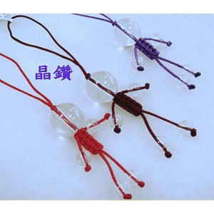 【晶鑽水晶】白水晶吊飾 招貴人 手機吊飾