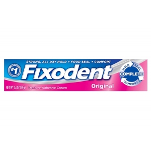 【美國 Fixodent】假牙黏著劑-原味 固定假牙