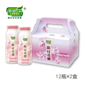 歐典生機-銀耳花釀禮盒 (180g*12瓶*2盒)