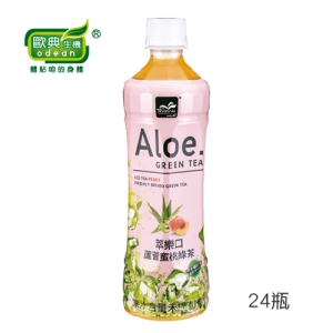 Tropical萃樂口-蘆薈蜜桃綠茶(530ml*24瓶)