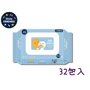 Little Apeach 萊恩泡澡款潔膚柔濕巾 70枚 有蓋 Kakao Friends