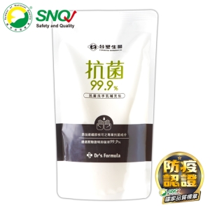 《台塑生醫》Dr’s Formula抗菌洗手乳補充包400ml