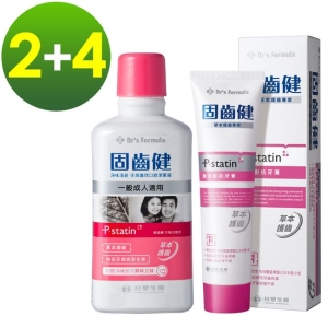 《台塑生醫》抗酸冷-口腔護理牙齒保健6件組(成人口腔潔菌液*2入＋抗酸冷牙膏*4入)