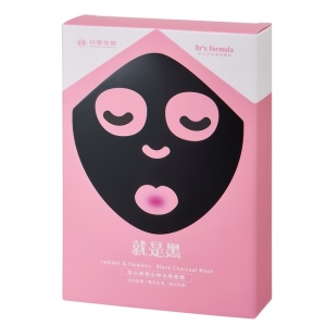 《台塑生醫》Dr’s Formula激白無瑕女神光黑面膜(7片/盒)