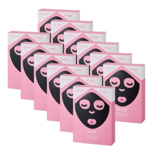 《台塑生醫》Dr’s Formula激白無瑕女神光黑面膜(7片/盒)*12盒入
