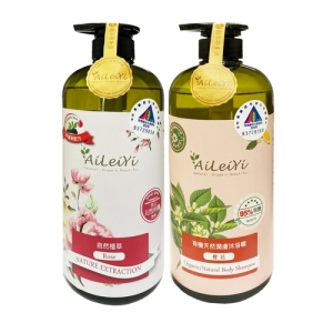 AiLeiYi洋甘菊潤膚沐浴精-玫瑰花香＋橙花1000ml