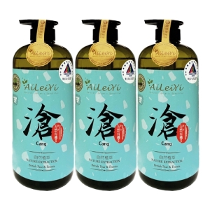 AiLeiYi有機洋甘菊天然修護洗髮精-滄-英國梨‧小蒼蘭1000ml(3瓶/組)