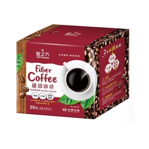 【台塑生醫】纖韻咖啡食品-炭焙黑咖啡( 20包/盒)