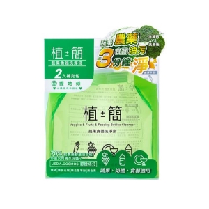 《台塑生醫》植簡 蔬果食器洗淨液補充包300g(2包/入)