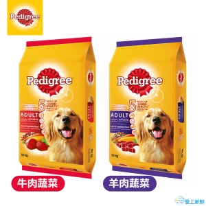寶路 成犬乾糧-大包裝10kg任選(牛肉/羊肉)