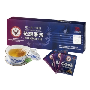 【均記】美國威斯康辛州花旗蔘茶包(20包)禮盒(附提袋)