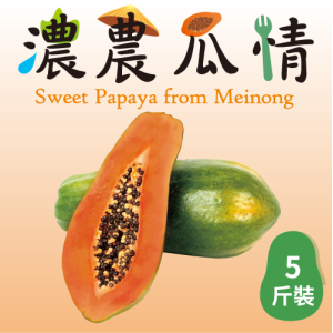 高雄美濃木瓜-濃農瓜情禮盒5斤裝