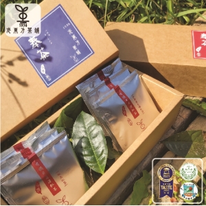 【1936老東方茶鋪】[現貨!!]【西施】100%有機日月潭原生種紅茶/紅玉紅茶-原片茶葉立體茶包(12入/盒)