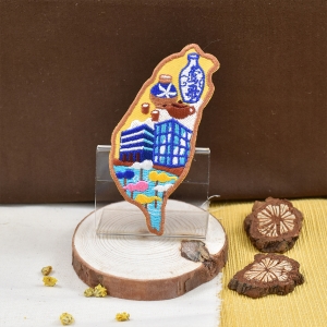 台灣刺繡造型磁鐵- 鶯歌