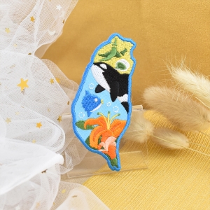 台灣刺繡造型磁鐵-花蓮