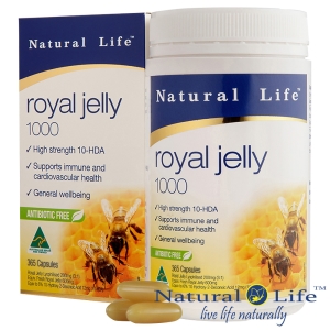 【ｉ郵箱取貨】澳洲Natural Life 頂級蜂王漿1000mg(365顆)