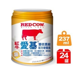 [健康之星]紅牛愛基 雙倍濃縮配方營養素 237ml/24罐/箱送4罐