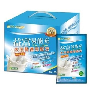 [健康之星] 益富 元氣強 易能充 (未洗腎適用配方)(45gx30包/盒) (送24克2包)