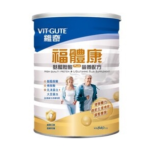 [健康之星]福體康 麩醯胺酸Plus 營養配方 840 g/罐 (免運)
