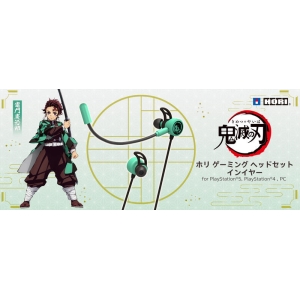 HORI SPF-027【PS4/PS5/PC 鬼滅之刃 炭治郎版 入耳式遊戲耳機】