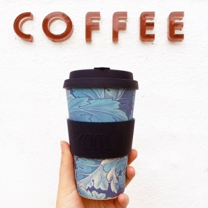 【Ecoffee Cup】WM Acanthus 14oz環保隨行杯-morris藝術聯名款(地中海)
