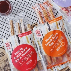 【永禎】六福活力雜糧棒熱銷口味-綜合3入組(鹹蛋黃、黑芝麻、紅藜麥)