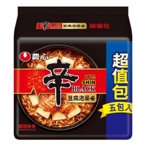 【韓國農心】頂級辛拉麵豆腐泡菜味- 5入超值包