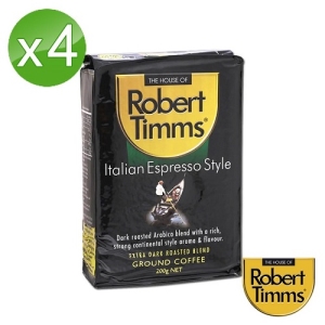 【Robert Timms】義式研磨咖啡4入組(200g/包)