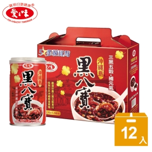 【愛之味】沖繩黑八寶340g(12入/打)