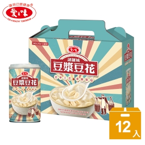 【愛之味】諸羅城豆漿豆花340g(12入/打)【雙11熱銷榜】