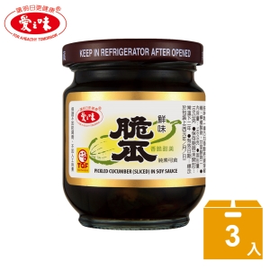 【愛之味】鮮味脆瓜180g(3入/組)