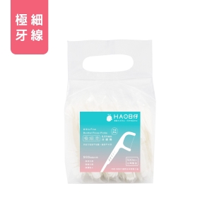 HAO日仔-極細滑牙線棒(500支/袋)