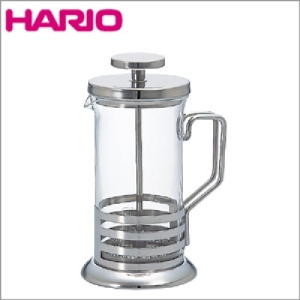 南美龐老爹咖啡 日本玻璃王 HARIO THJ-2SV 不銹鋼 濾壓壺 法式濾壓沖泡壺 咖啡壺 300ml 約2人份