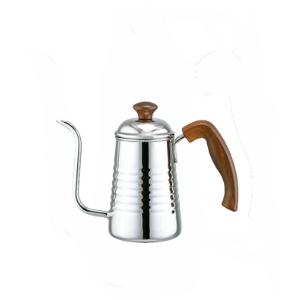 南美龐老爹咖啡 寶馬牌 樂浪系列 500ml 木紋柄 電木柄 手沖壺 細嘴壺 #304不銹鋼 *手感超優 防燙