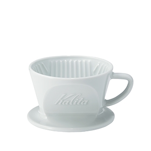 南美龐老爹咖啡 Kalita HASAMI 波佐見焼 HA101 陶瓷濾杯 1~2人份 3孔 日本製 白色 天草瓷石