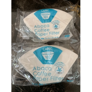 南美龐老爹咖啡 三洋產業 Abaca 馬尼拉麻纖維 扇型 101 酵素漂白 咖啡濾紙 100入 日本原裝