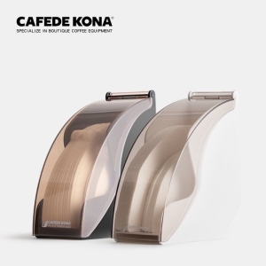 南美龐老爹咖啡 CAFEDE KONA 濾紙盒 濾紙收納盒 錐型 扇型 濾紙大小皆可適用 不易落灰、受潮 乾淨又衛生