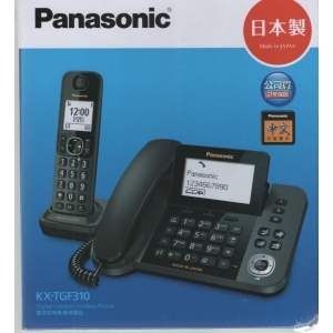 【東興電通】【贈好禮】免運優惠中_Panasonic 國際牌 KX-TGF310 / KX-TGF310TWM 有線主機無線子機_中文介面/公司貨二年保固