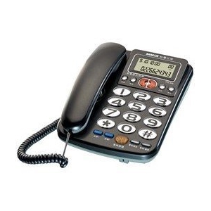 【免運優惠】SANLUX台灣三洋TEL-856 來電顯示有線電話機_保固一年_鐵灰色/紅色/銀色可選